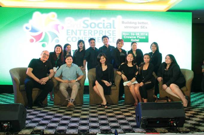 With the Peace and Equity Foundation (PEF) team at the Social Enterprise Conference in 2014