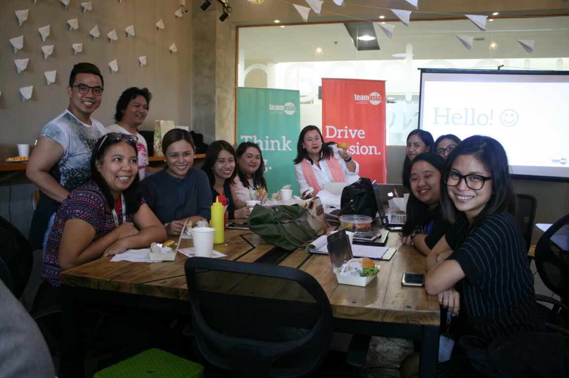 The Marketing and Accounts Department with Ms. Maricel and Ms. Bev of the Finance and Admin Department.